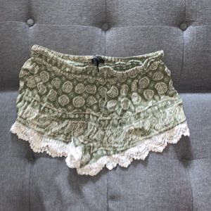 Forever 21 boho shorts